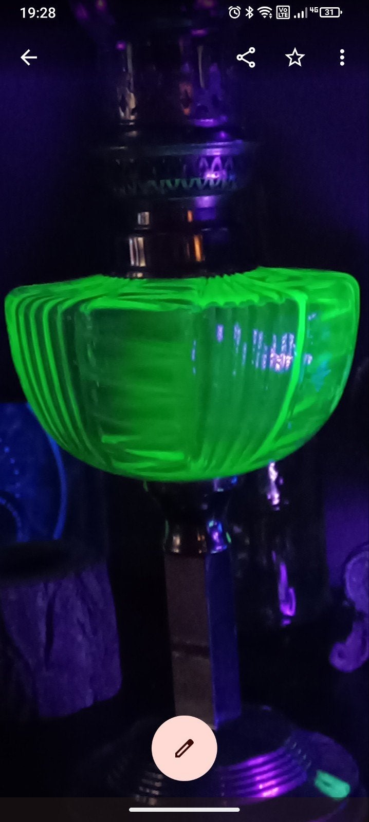 Uranium olielamp, Enlèvement ou Envoi