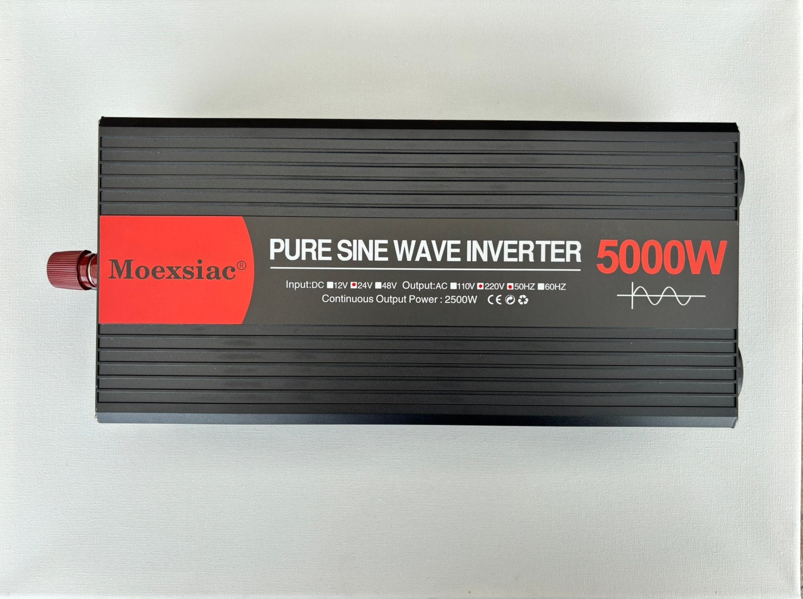 2500W Zuivere sinus omvormer 24V → 230V (5000W piek), Enlèvement ou Envoi, Utilisé
