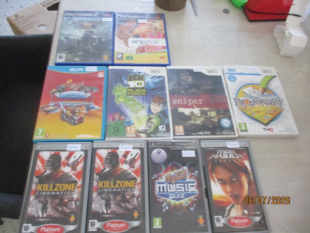 jeux console  divers, Enlèvement ou Envoi, Utilisé