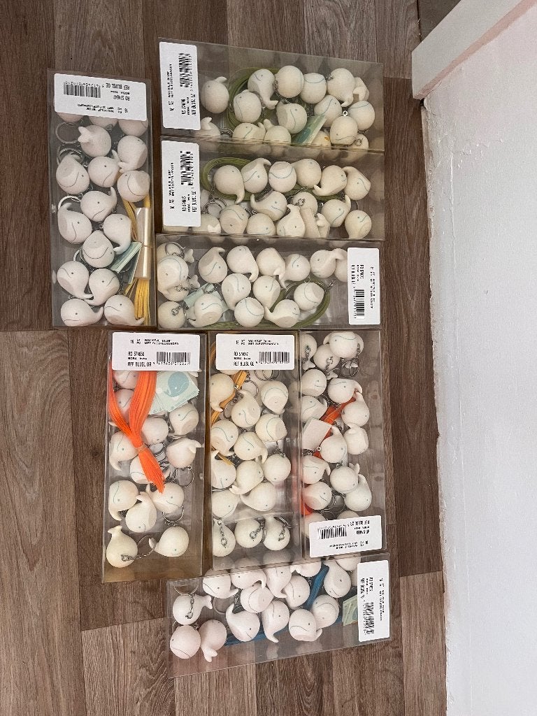 Walvis sleutelhangertjes voor doopsuiker, Enlèvement, Neuf, Tableau de naissance