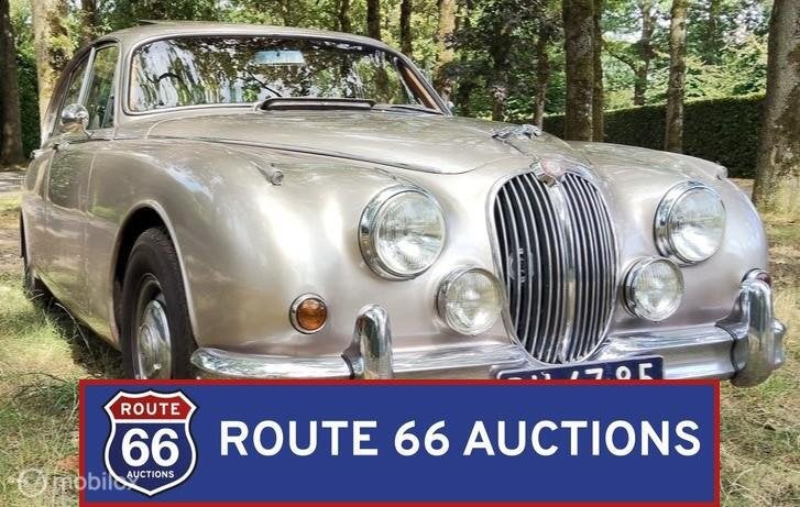 Jaguar Mk 2 | 1963 | Route 66 Auctions, Zwart, Bedrijf, Handgeschakeld, Overige carrosserie