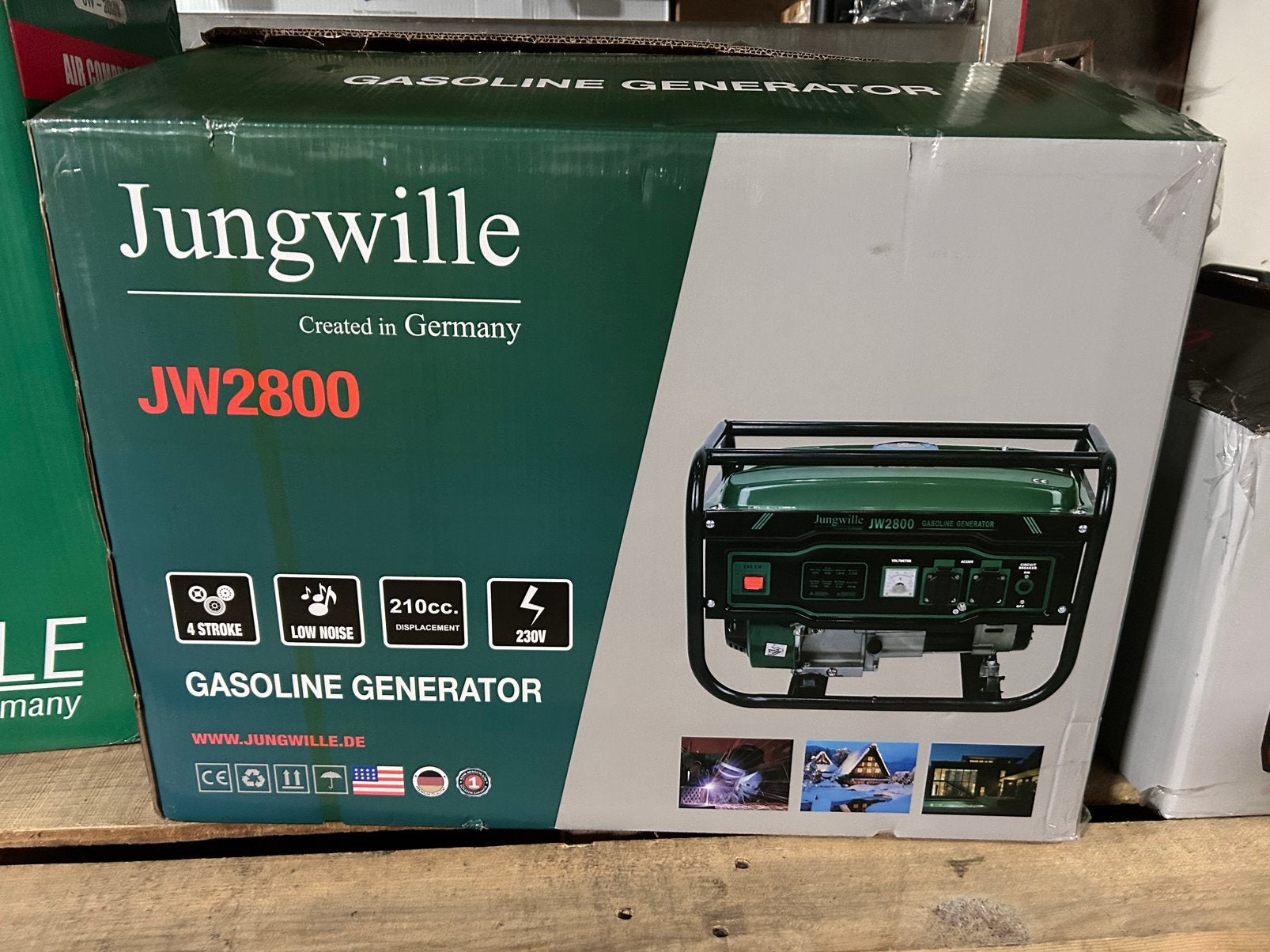 Jungwille JW2800 Benzinegenerator, Enlèvement, Comme neuf