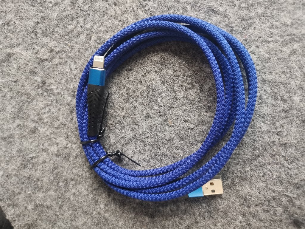 2 x câble Lightning pour iPhone de 2 mètres, Neuf, USB-A, Enlèvement ou Envoi, Apple