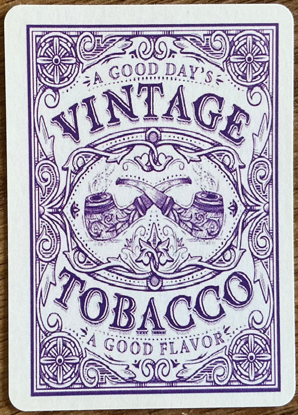 Splk VINTAGE TOBACCO, Verzamelen, Ophalen of Verzenden, Zo goed als nieuw, Speelkaart(en)