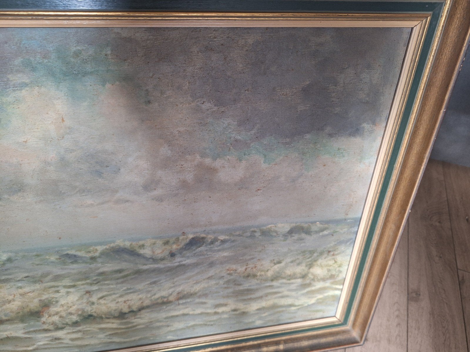 magnifique peinture marine, Antiquités & Art, Enlèvement