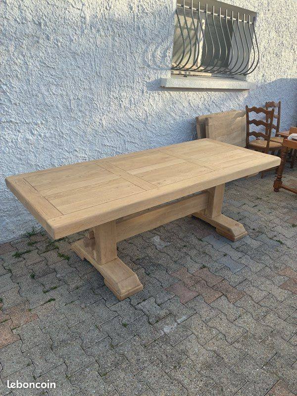 Table de monastère en chêne massif, Enlèvement ou Envoi