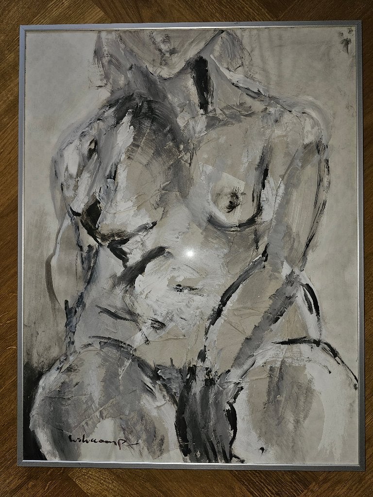 Theo Wolvecamp  Uniek en een Gesigneerd, Antiek en Kunst, Ophalen