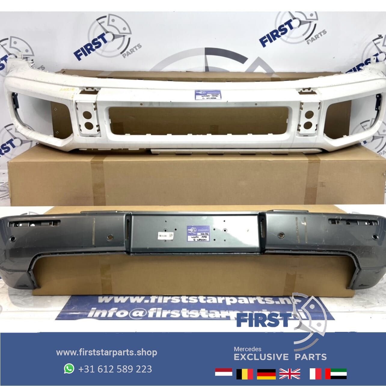 W463 G KLASSE G63 AMG VOORBUMPER + ACHTERBUMPER origineel Me, Utilisé, Avant, -, -