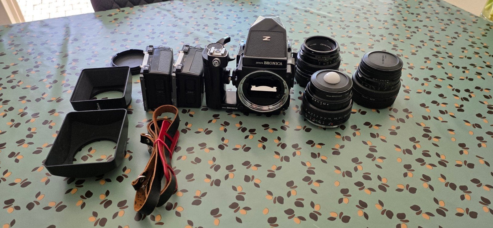 Zenza Bronica ETRSi complete kit., TV, Hi-fi & Vidéo, Enlèvement ou Envoi, Utilisé, Reflex miroir, Autres Marques