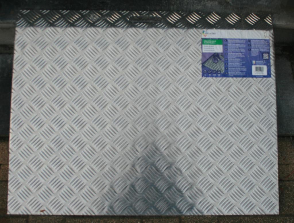 Plaque de seuil en aluminium79  61cm, Ophalen, Zo goed als nieuw, Rechthoekig, Overige materialen