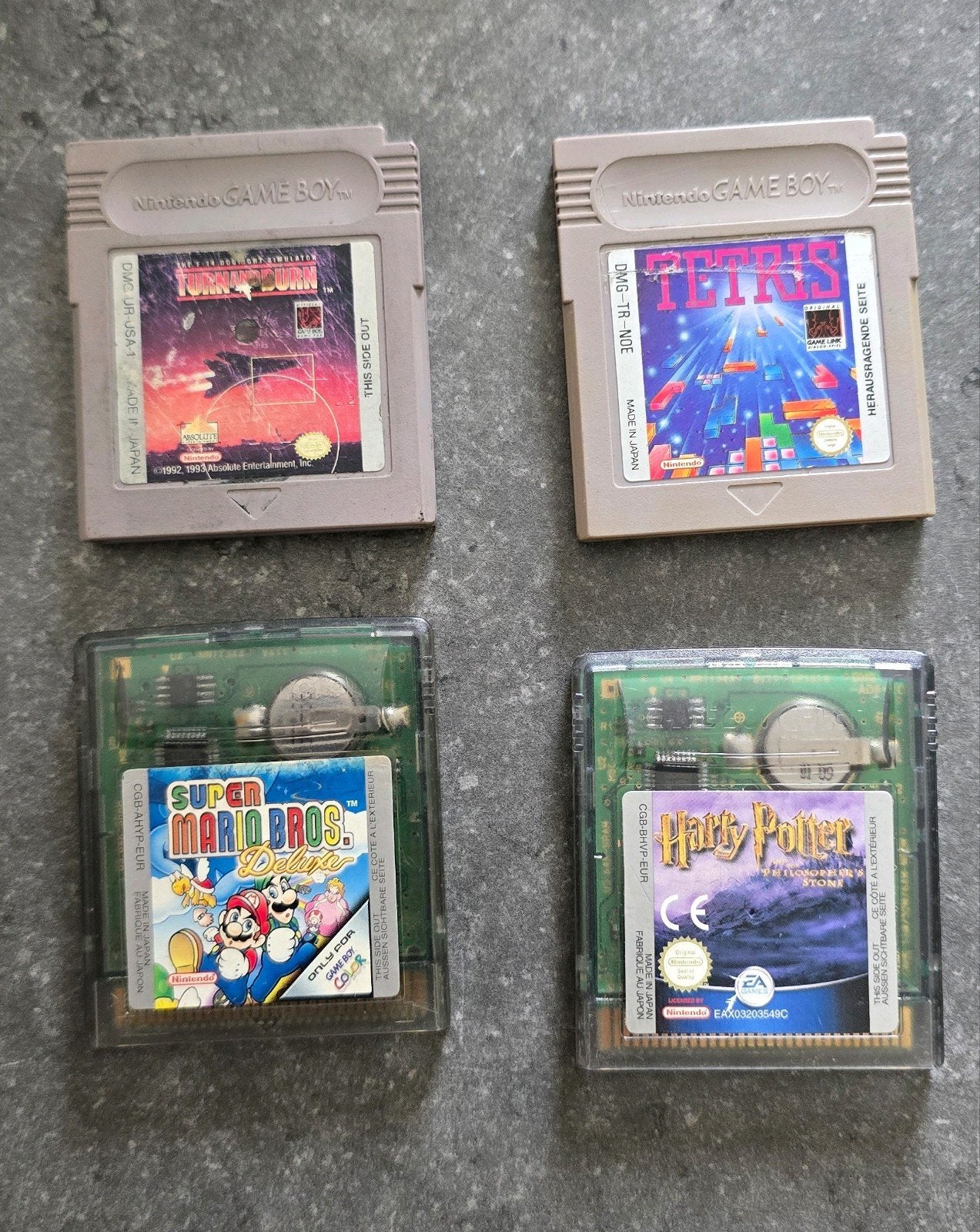 Lot de 4 jeux Nintendo Game Boy / Game Boy Color - Originaux, Enlèvement