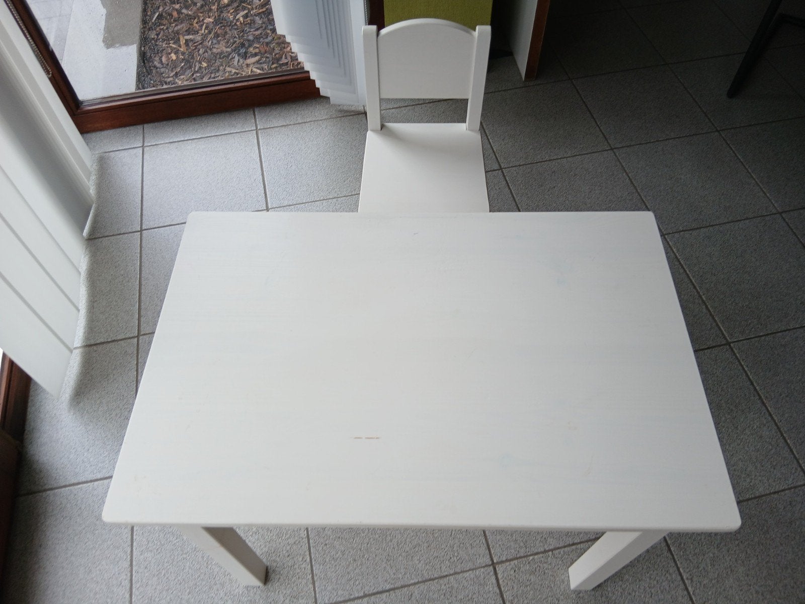 peuter tafel en stoeltje, Enfants & Bébés, Chambre d'enfant | Tables & Chaises, Enlèvement, Utilisé, Table(s) et Chaise(s)