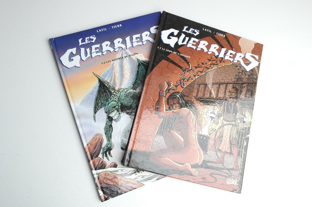 Bd LES GUERRIERS tomes 6 et 7 (EO ttbe) de LATIL, Plusieurs BD, Enlèvement ou Envoi, Utilisé, LATIL / TIERR