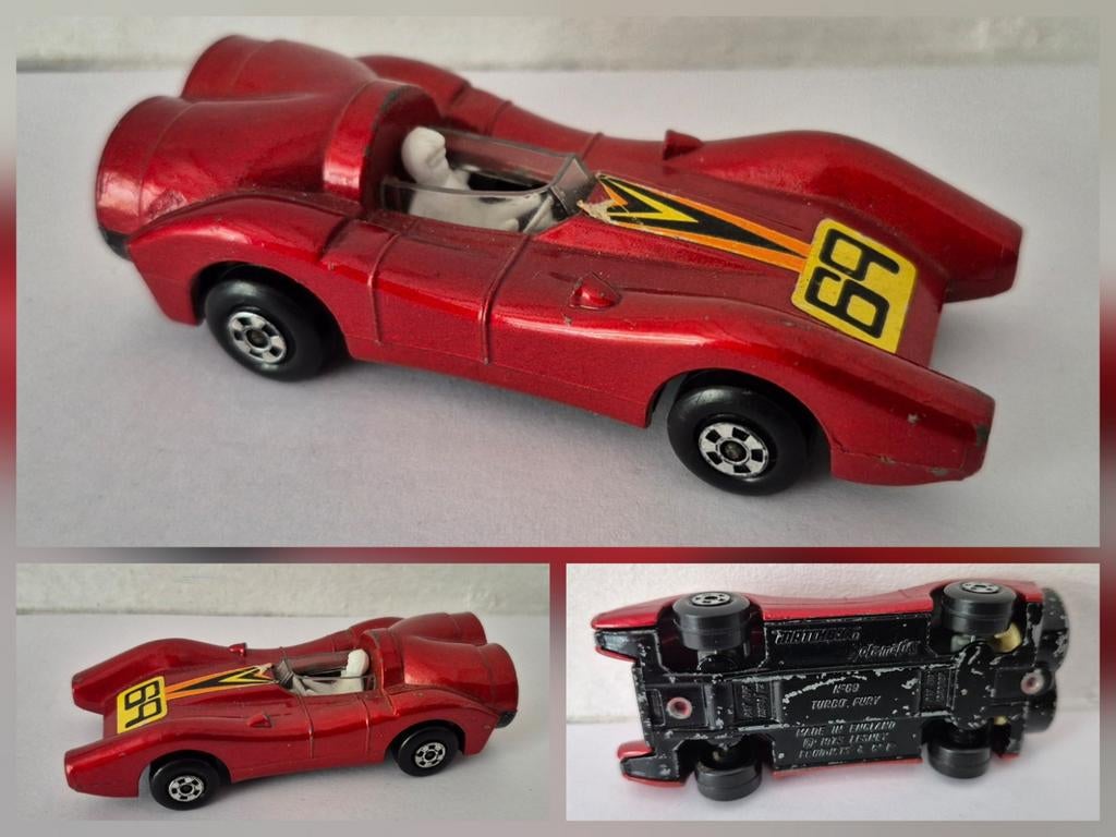 Matchbox SF 69-B 1973 Turbo Fury, Enlèvement ou Envoi, Utilisé, Voiture