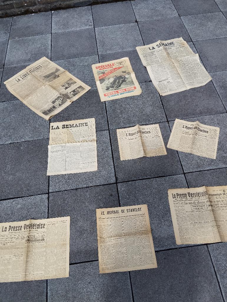Divers journaux région Verviers Stavelot et autres, Ophalen of Verzenden, 1920 tot 1940, Krant