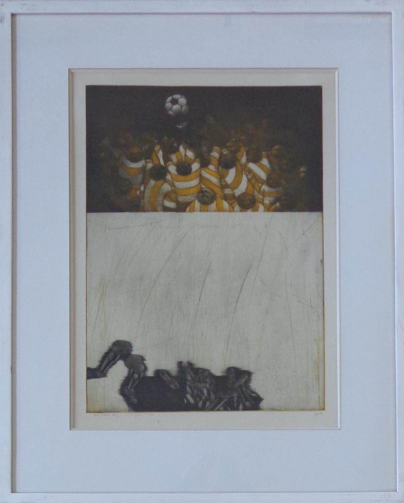 MAURICE PASTERNAK / JEU I / ETS-AQUATINT / 83x67cm / KADER, Antiquités & Art, Art | Lithographies & Sérigraphies, Signé, Enlèvement