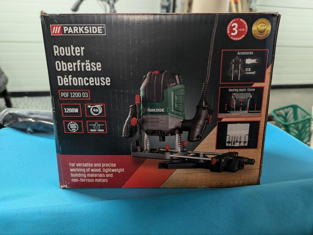 Bovenfrees Parkside POF 1200 D3, Ophalen of Verzenden, Bovenfrees, Elektrisch, Parkside