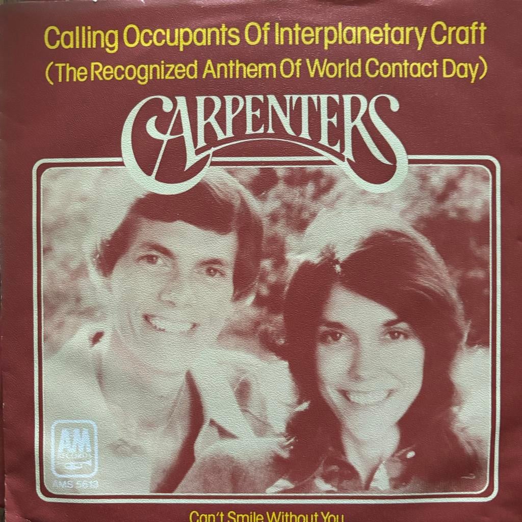 Carpenters -Calling occupants of interplanetair craft - cant, Enlèvement ou Envoi, Comme neuf