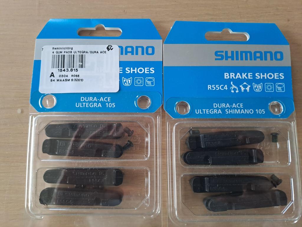 Remblokken Shimano Dura-ace, Ultegra en 105, Fietsen en Brommers, Fietsonderdelen, Ophalen