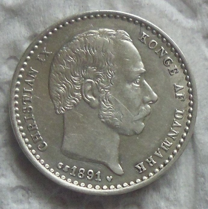 Denemarken 25 ore 1891.prachtig! ( 40 ), Verzenden, Overige landen, Losse munt, Zilver
