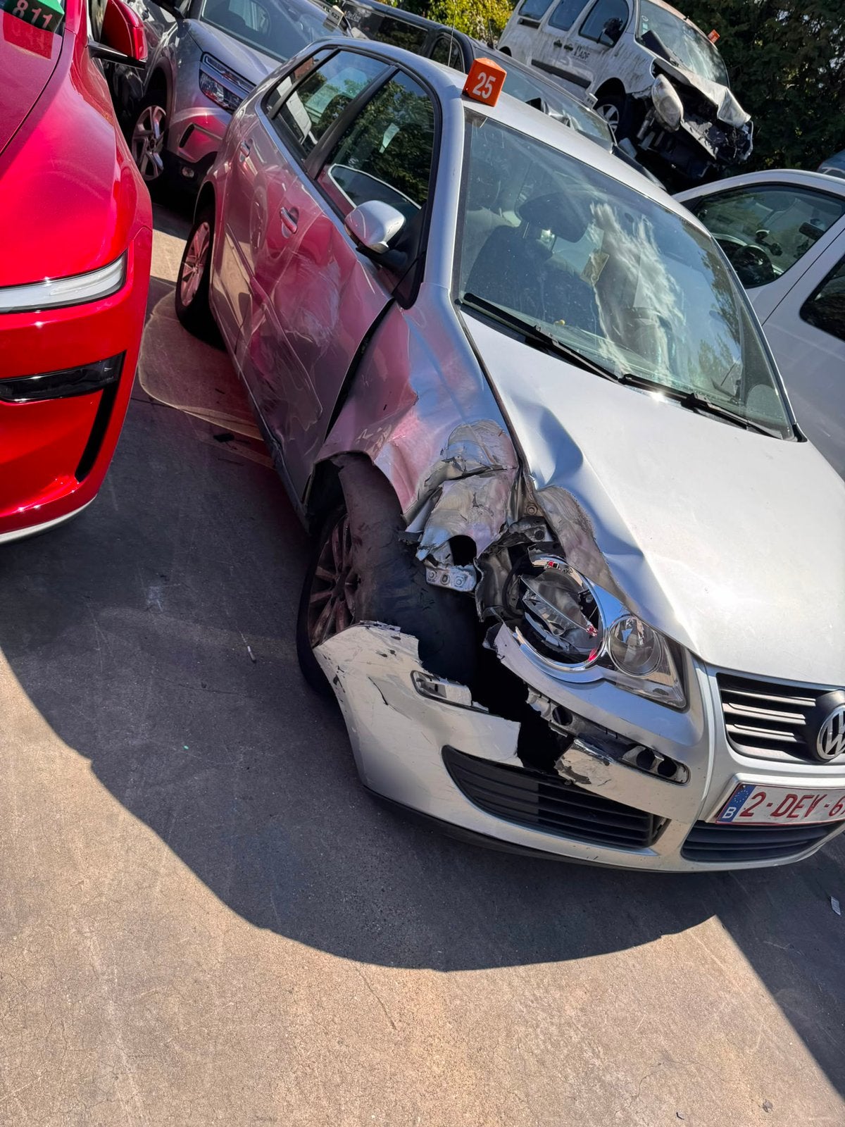 Volkswagen Polo 9N schadeauto, Auto's, Volkswagen, Bedrijf, Polo, ABS, Airbags, Airconditioning, Android Auto, Bluetooth, Centrale vergrendeling