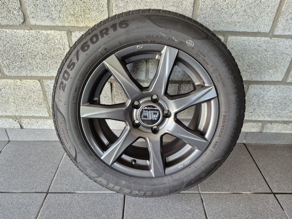 MSW 16inch velgen met winterband, Auto-onderdelen, Ophalen, Gebruikt, Velg(en), 16 inch