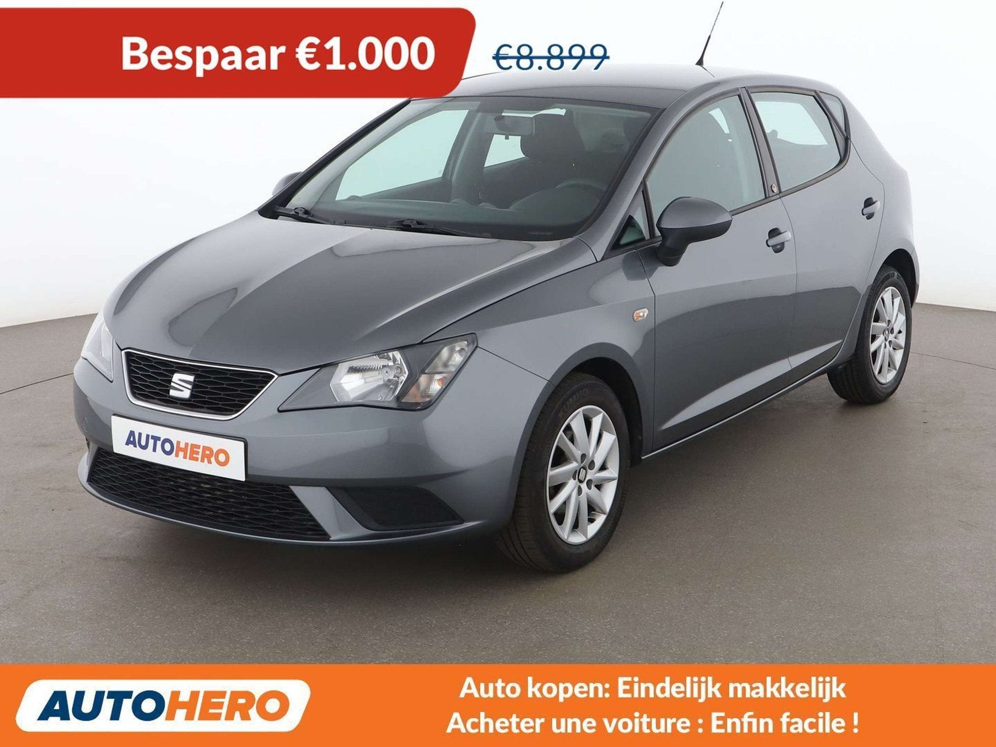 SEAT Ibiza 1.0 Reference (année de construction 2017), Autos, Achat, 1049 kg, Boîte manuelle, Ibiza