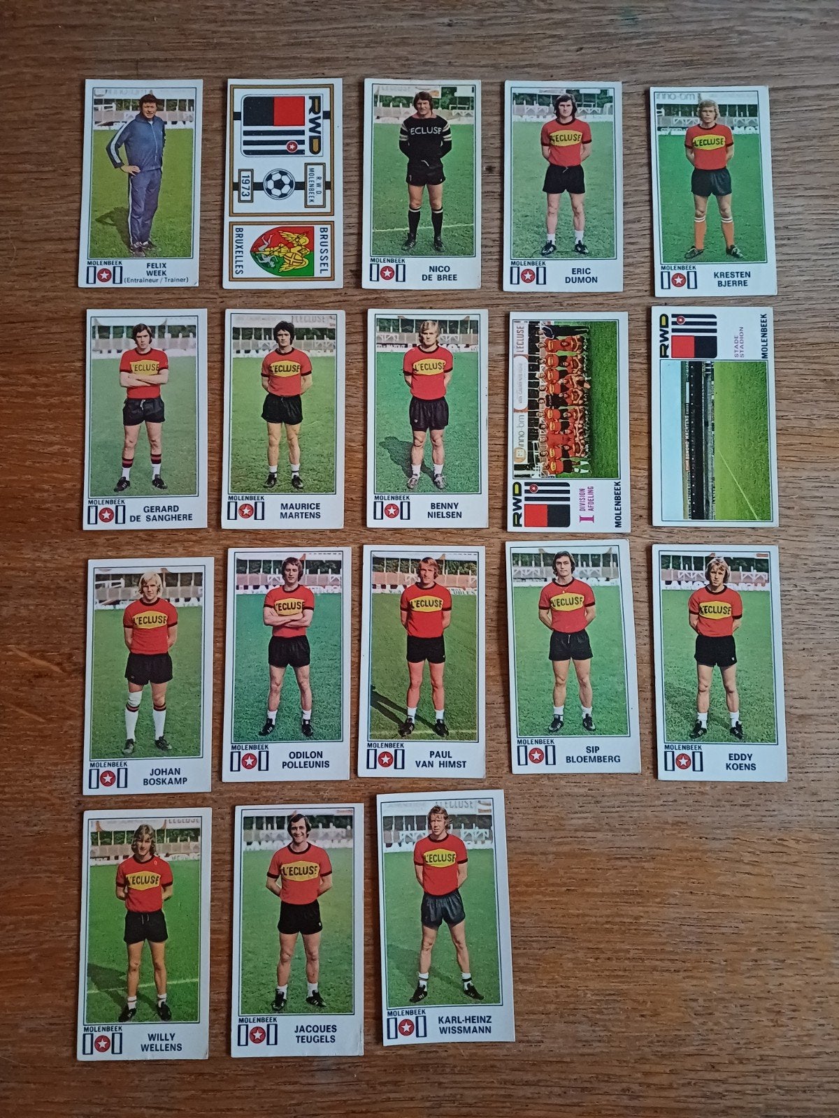 Panini Football 76 complete team RWDM, Enlèvement ou Envoi