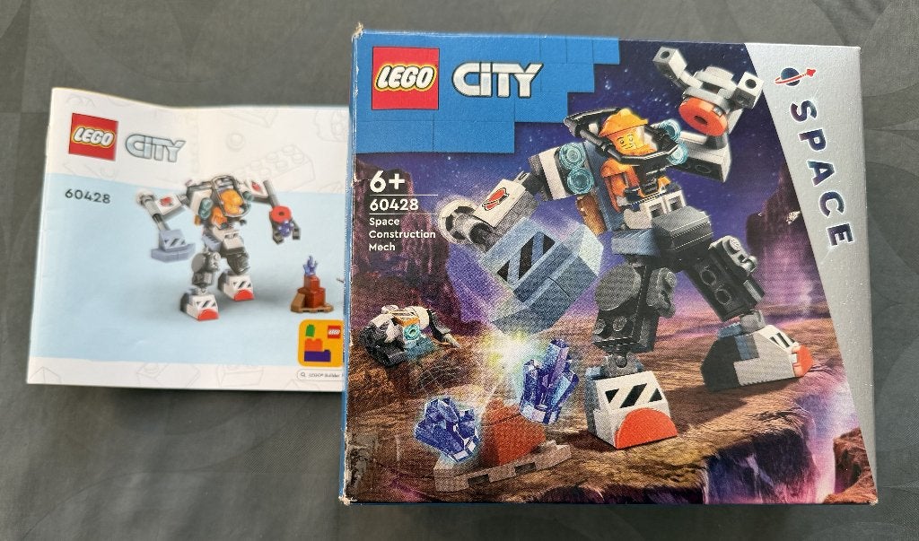 60428 LEGO City Space Construction Mech, Kinderen en Baby's, Ophalen, City, Lego, Zo goed als nieuw