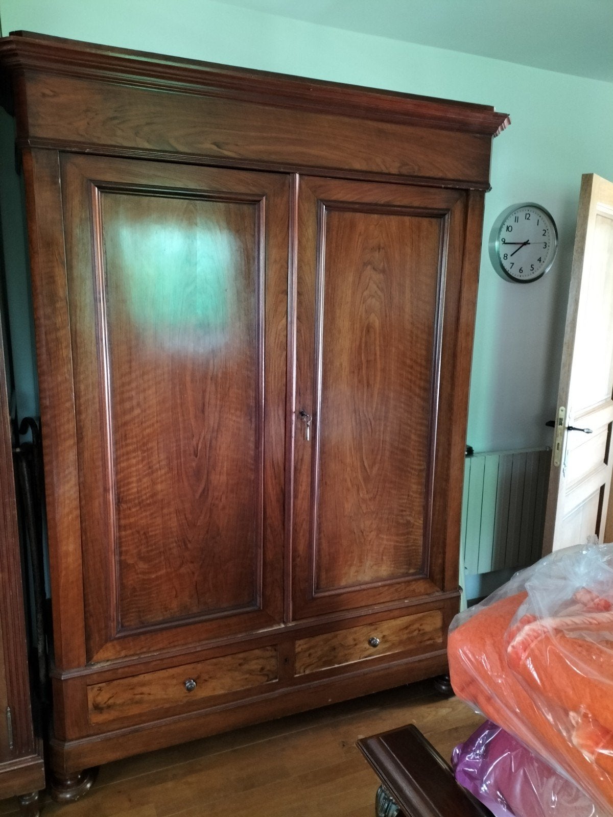 Armoire ancienne, Antiquités & Art, Antiquités | Meubles | Armoires, Enlèvement