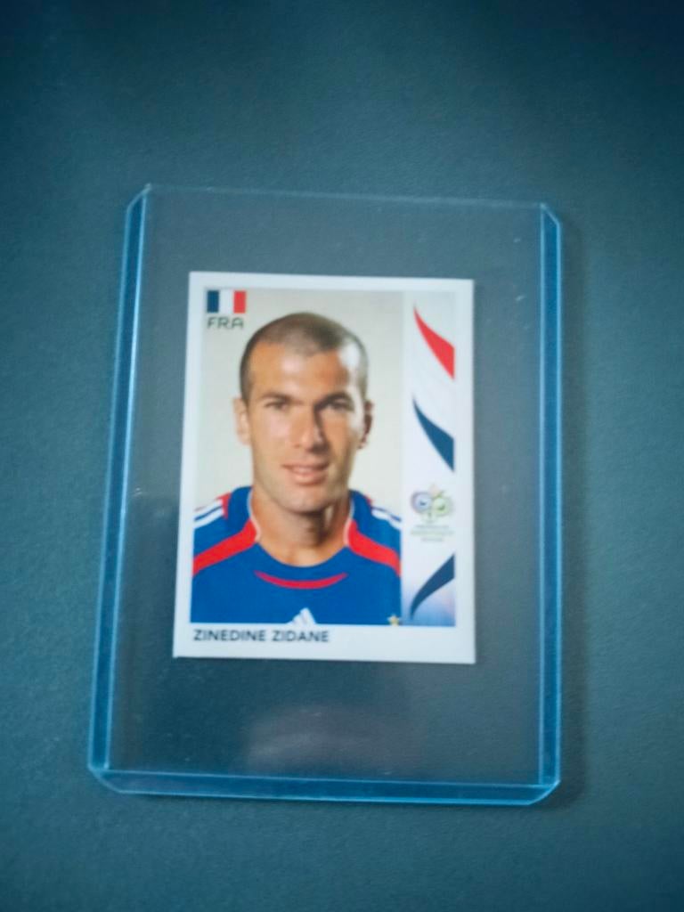Panini sticker WK 2006 zinedine Zidane Frankrijk, Ophalen of Verzenden, Sticker