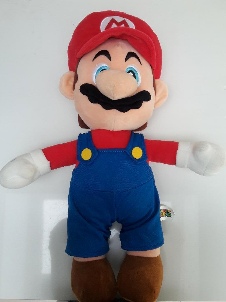 Grote Super Mario knuffel, 54 cm, Nintendo, als nieuw, Ophalen of Verzenden, Zo goed als nieuw, Overige typen