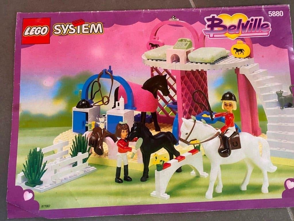 Lego Belville 5880, complete set met handleiding, vintage, Lego, Ensemble complet, Instructions incluses, Comme neuf