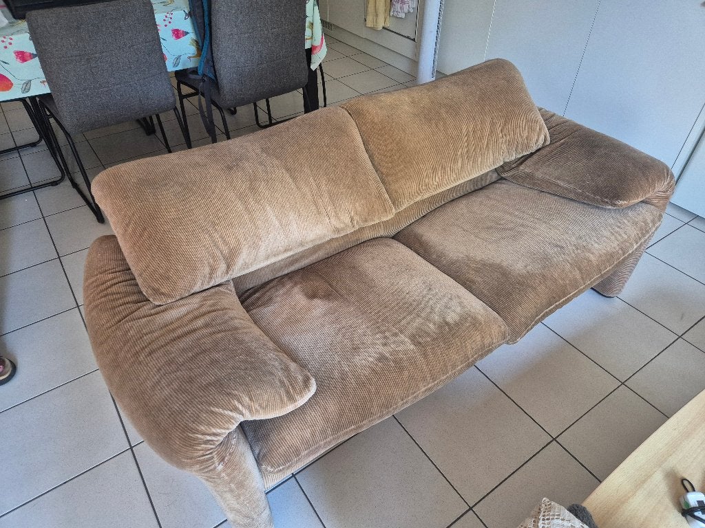 sièges cassina vintage à remettre à neuf (2 pièces), Maison & Meubles, Canapés | Salons, Utilisé, Banc droit, Deux personnes, Tissus