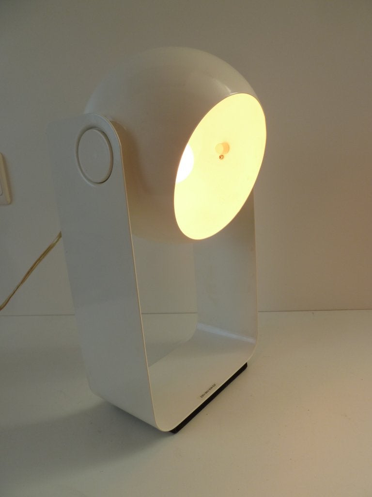 vintage lamp retro space age design bureau lamp nachtlamp, Verstelbaar, Nachtlamp, Ophalen of Verzenden, Metaal
