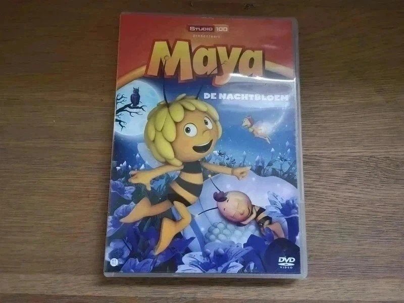 Dvd maya de bij de nachtbloem, Alle leeftijden, Ophalen of Verzenden, Zo goed als nieuw, Dieren