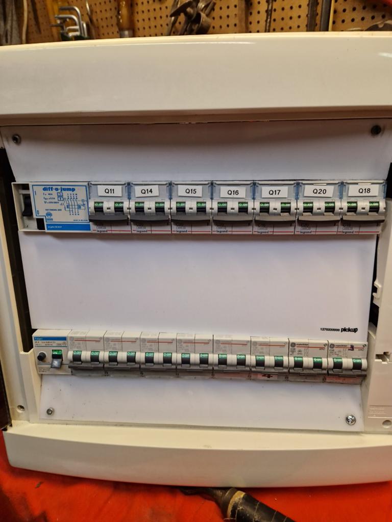 Coffret électrique divisionnaire 36 modules