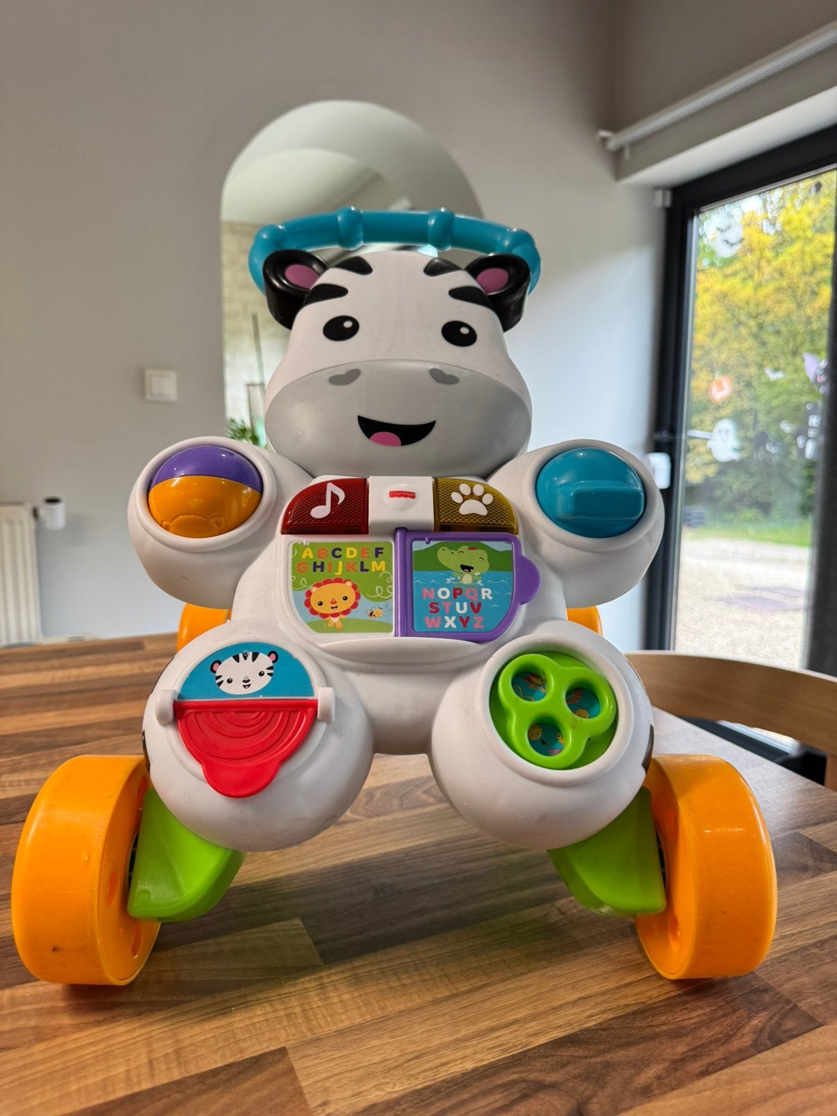 Trotteur pousseur fisher price bebe, Enlèvement, Comme neuf