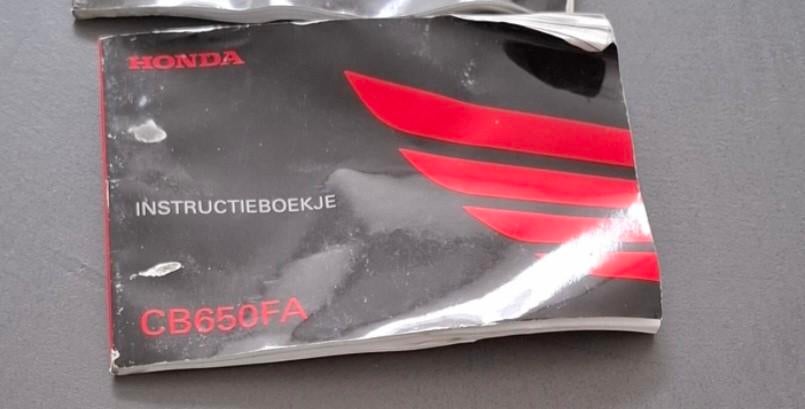 Honda cb650 handleiding instructieboekje cbf650 cb 650 cb650, Motoren, Ophalen of Verzenden, Honda
