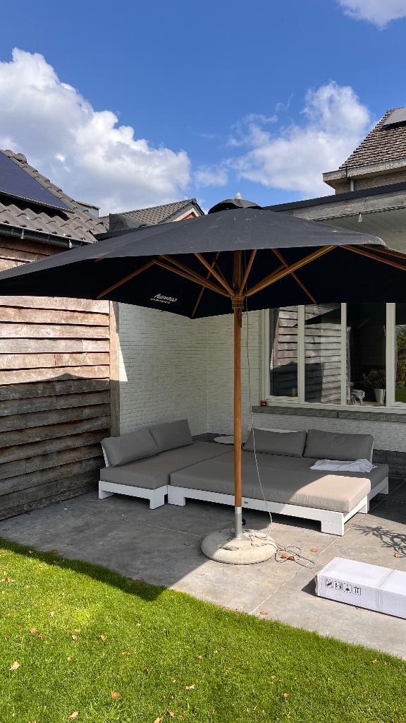 parasol 3 op 3 meter, Ophalen, Gebruikt, 2 tot 3 meter, Stokparasol