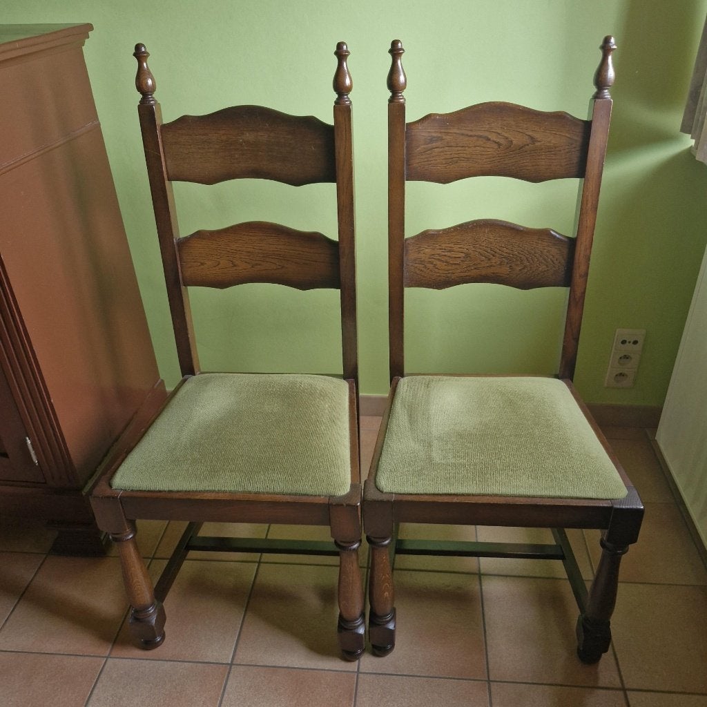 chaises de salle à manger, Brun, Enlèvement, Bois, Cinq, Six Chaises ou plus