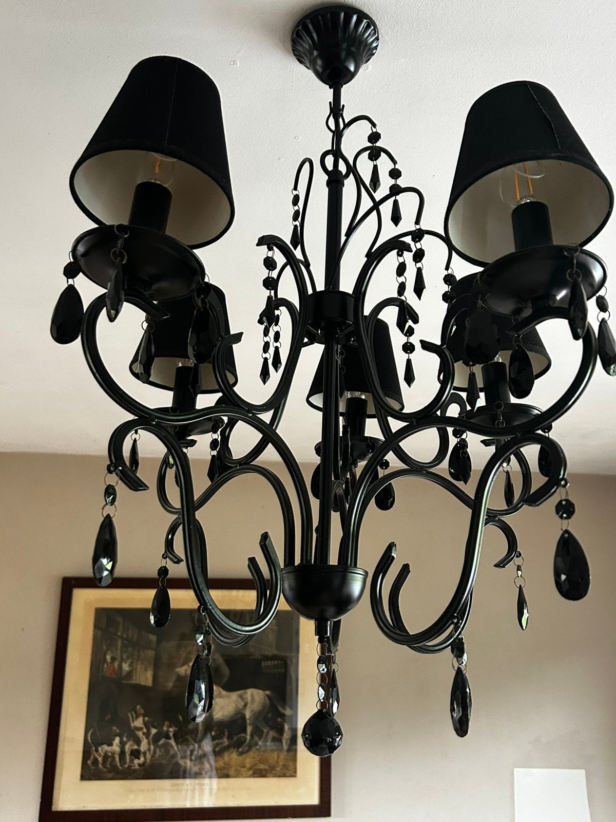 Luchter, Huis en Inrichting, Lampen | Kroonluchters, Ophalen, Gebruikt, Landelijk