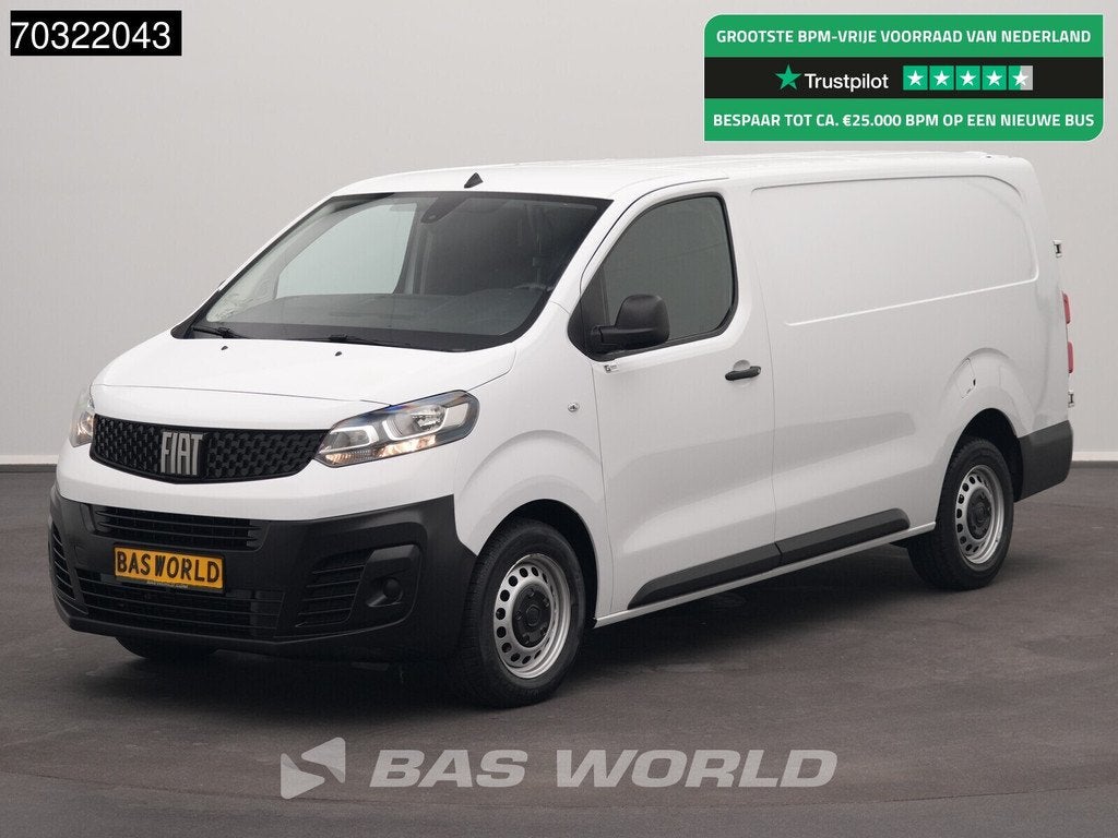 Fiat Scudo 102PK L2H1 Klima Tempomat Parkensensoren Euro6 L2, Autos, 75 kW, Euro 6, Entreprise, 3 places
