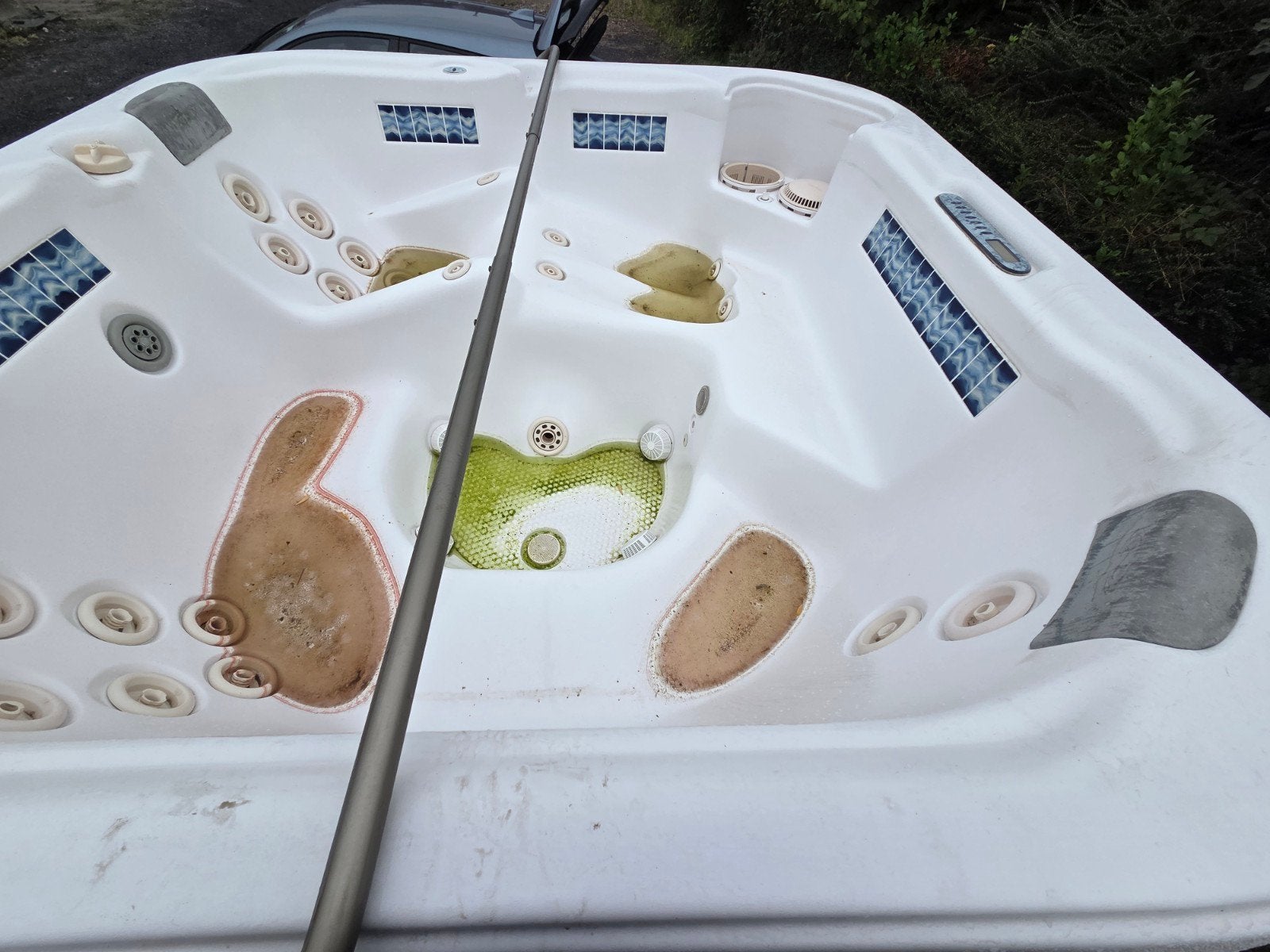 jacuzzi, Jardin & Terrasse, Enlèvement, Utilisé, Couverture, Fixé