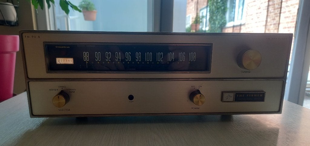 De Fisher FM-90-B stereo FM MPX-tuner, Audio, Tv en Foto, Tuners, Ophalen