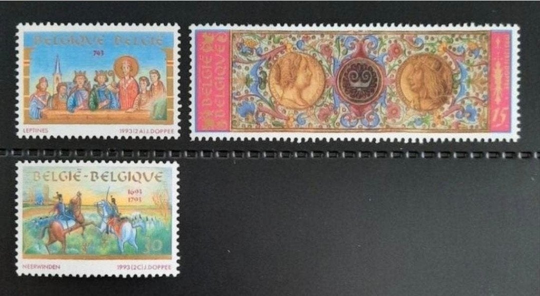 België: OBP 2491/93 ** Geschiedenis 1993., Frankeerzegel, Ophalen of Verzenden, Zonder stempel, Postfris