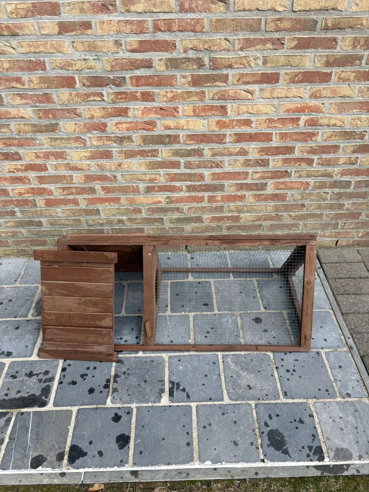 Konijnenhok caviahok hout, Moins de 60 cm, 75 à 110 cm, Comme neuf, Cobaye