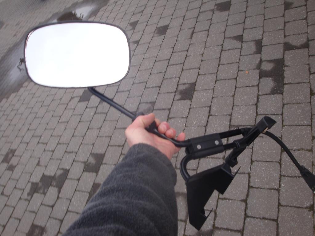 caravanspiegels voor op de deur, Caravans en Kamperen, Ophalen, Gebruikt