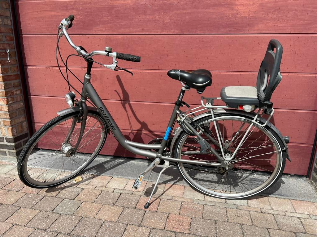 Damesfiets met kinderzitje, Autres marques, Vitesses, Enlèvement, Utilisé