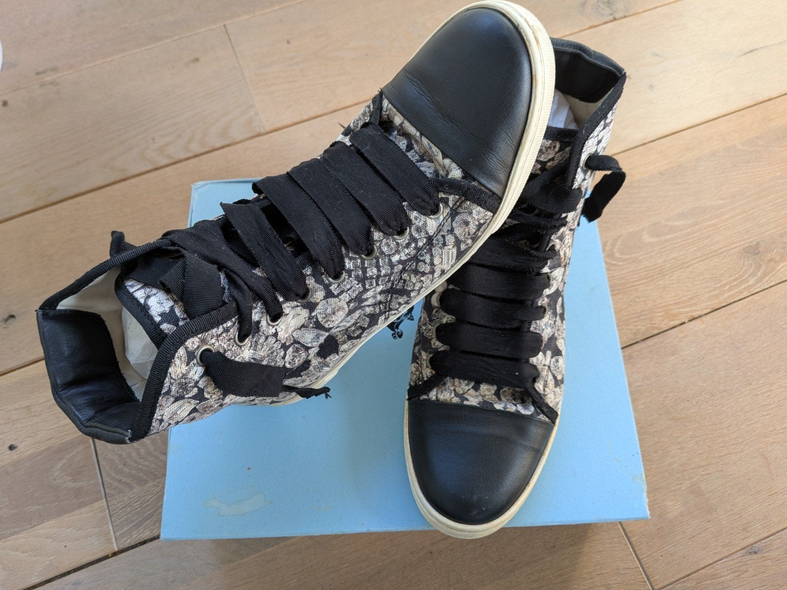 originele sneakers van lanvin, Lanvin, Zwart, Ophalen of Verzenden, Sneakers